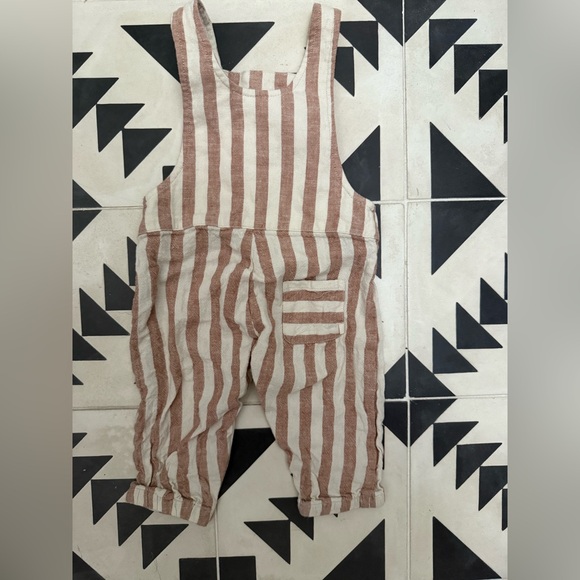 Rylee & Cru Striped Baby Overalls - Picture 5 of 7